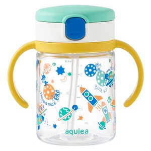 릿첼 AQ 빨대컵, 200ml, 그린, 1개