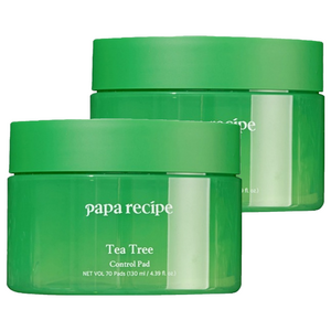 파파레서피 티트리 컨트롤 패드, 130ml, 70매입, 2개