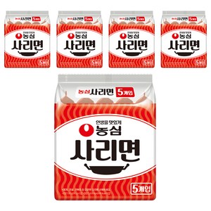 농심 사리면 110g, 25개, (5개입 X 5팩)
