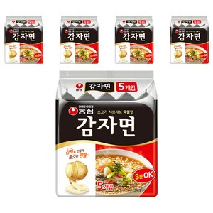 농심 감자면 117g, 25개, (5개입 X 5팩)