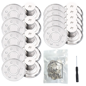 밝은리빙 신형 바지수선 요술단추 17mm