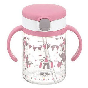 릿첼 AQ 빨대컵, 200ml, 핑크, 1개