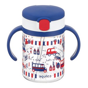 릿첼 AQ 빨대컵, 200ml, 네이비블루, 1개