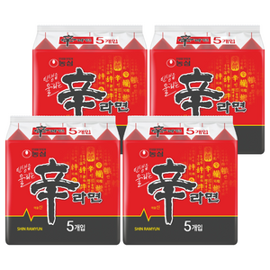 신라면 120g, 20개