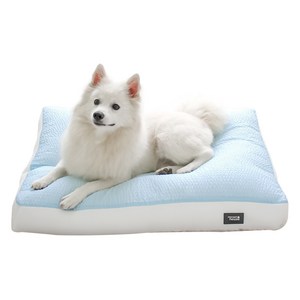 초코펫하우스 아이스 와플 방석, 블루, 소형견용(56 x ..., 1개