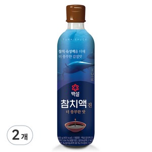 백설 참치액 진 더 풍부한 맛, 900g, 2개