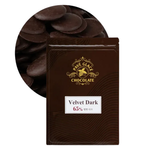 파베글라스 벨벳 다크 65% 커버춰 리얼 초콜릿, 400g, 1개