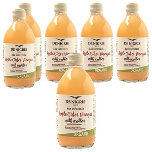 데니그리스 유기농 사과식초, 500ml, 6개