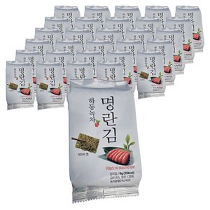 하동녹차 명란김, 6g, 36개