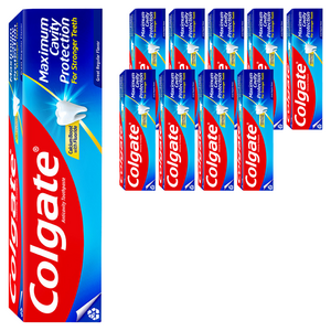 콜게이트 그레이트 레귤러 플레이버 치약, 200g, 10개