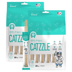 닥터페트라 캣즐 껌, 닭고기맛, 140g, 2개