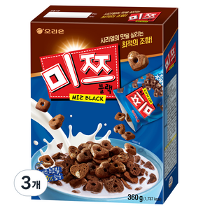오리온 미쯔 시리얼팩, 360g, 3개