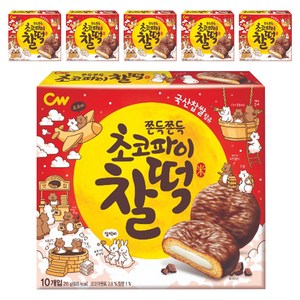 청우식품 초코파이찰떡, 215g, 6개