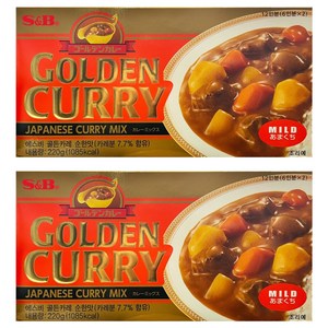 에스앤비골든 카레 순한맛, 220g, 2개