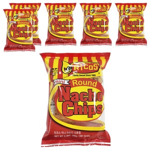 리코스 미니 라운드 나쵸칩, 80g, 6개