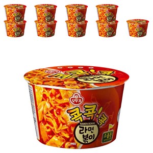 오뚜기 콕콕콕 라면볶이 용기 120g, 10개