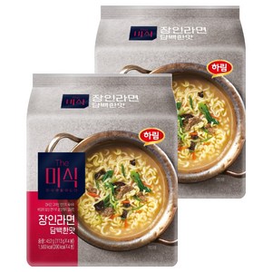 더미식 장인라면 담백한맛 113g, 8개, (4개 X 2팩)