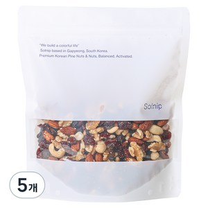 솔닙 베리베리 듬뿍 믹스너트, 450g, 5개