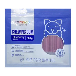 탐사 강아지 츄잉껌 500g, 블루베리맛, 1개