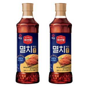 하선정 멸치액젓 골드, 800g, 2개