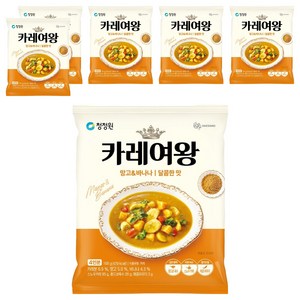 카레여왕 망고 앤 바나나 달콤한맛, 108g, 6개