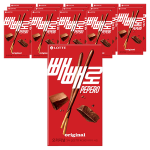 빼빼로 초코, 54g, 15개