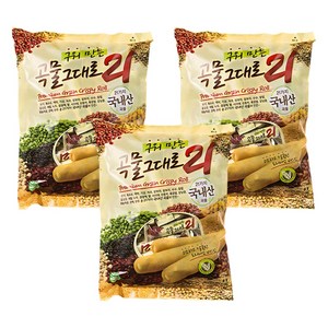 곡물그대로21 오리지널 크리스피롤, 650g, 3개