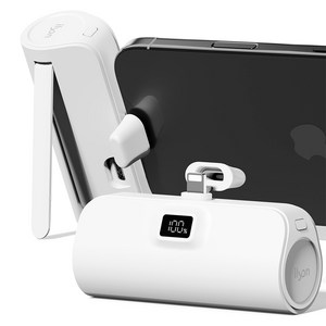 일리온 LED 도킹형 미니 보조배터리 5000mAh 애플8핀