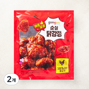곰곰 순살 닭강정 (냉동), 500g, 2개