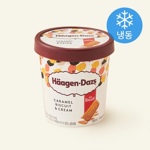 하겐다즈 카라멜 비스킷 & 크림 아이스크림 (냉동)