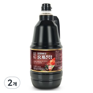 더해담 상황버섯 홍게간장, 2개, 1.8L