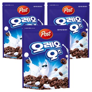 오레오오즈 시리얼, 450g, 3개