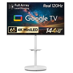 더함 4K UHD QLED TV, 165cm(65인치), 스마트 TV, 스탠드형, 방문설치