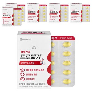 프로메가 오메가3 트리플 39.24g, 60정, 6개