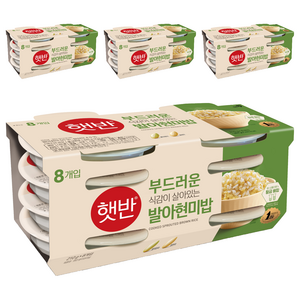 햇반 발아현미밥, 210g, 32개