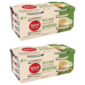 햇반 발아현미밥, 210g, 16개