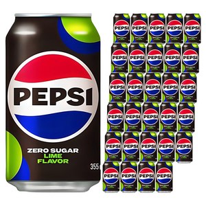 펩시 제로슈거 라임향, 355ml, 48개
