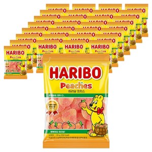 하리보 피치스 젤리, 100g, 30개
