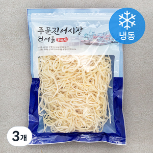 주문진어시장건어물 백진미 오징어채 (냉동), 3개, 400g