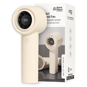 홈플래닛 컴팩트 BLDC 100단 휴대용 손 선풍기 + 스트랩