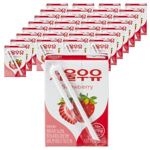 서울우유 멸균딸기우유, 200ml, 48개