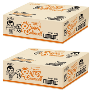 왕뚜껑 김치 컵라면 110g, 36개