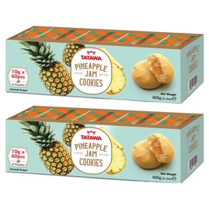 타타와 파인애플맛 쿠키 60p, 600g, 2개