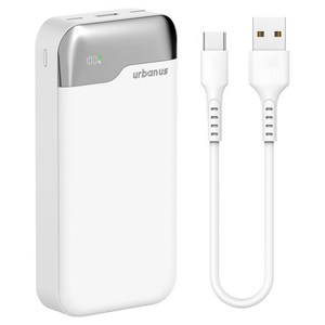 어반어스 PD 27W 초슬림 LCD 보조배터리 30000mAh C타입