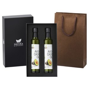네츄라바이오푸즈 엑스트라버진 아보카도 오일 2병 선물세트