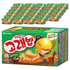 오리온 고래밥 볶음양념맛 과자, 46g, 30개
