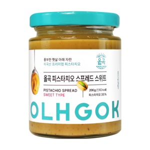 옳곡 피스타치오 스프레드 스위트, 200g, 1개