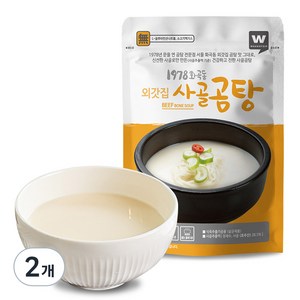 외갓집 1978 화곡동 외갓집 사골곰탕, 500g, 2개