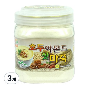 오양식품 호두 아몬드 잣 마죽, 800g, 3개