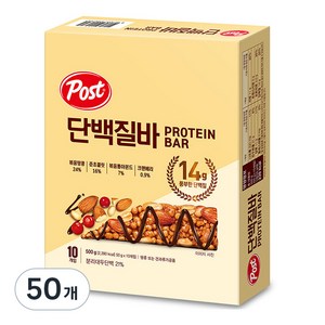 포스트 단백질바, 500g, 5개